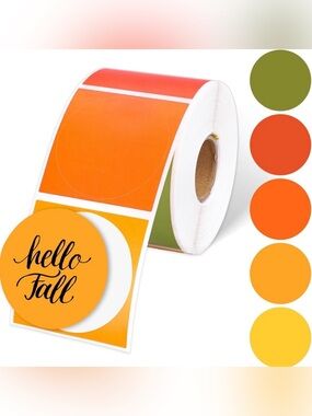 CUSTOM 2” Fall Multi-Color Stickers, 50 total BUY NOW